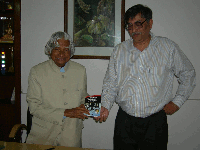 Image: Dr Kalam and C. K. Raju