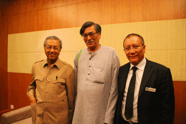 With Dr Mahathir Mohammad