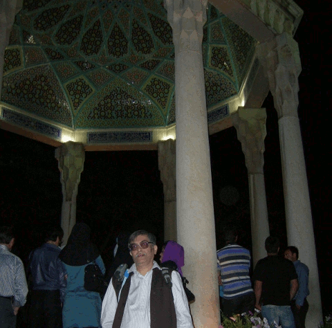 At the tomb of Hafiz