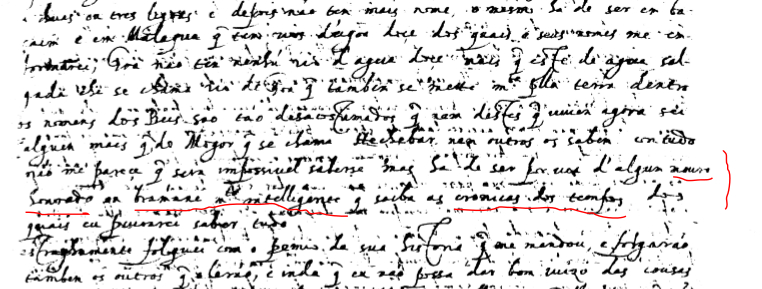 Matteo Ricci handwritten letter from 1581